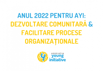Anul 2022 pentru Asociația Young Initiative: dezvoltare comunitară și facilitare procese organizaționale