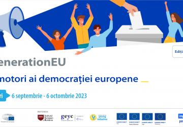 Asociația Young Initiative este parteneră a proiectului GenerationEU: Promotori ai democrației europene, pentru al doilea an consecutiv